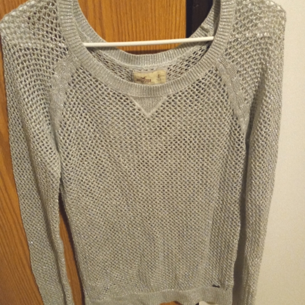 Hollister Sparkly Knit Sweater Size Small